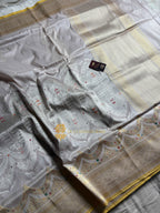 Pure Katan Silk Handloom Banarasi Saree - All Over Meenakari Kadhua Jangla