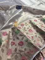 Pure Tissue Silk Handloom Meenakari Banarasi Saree