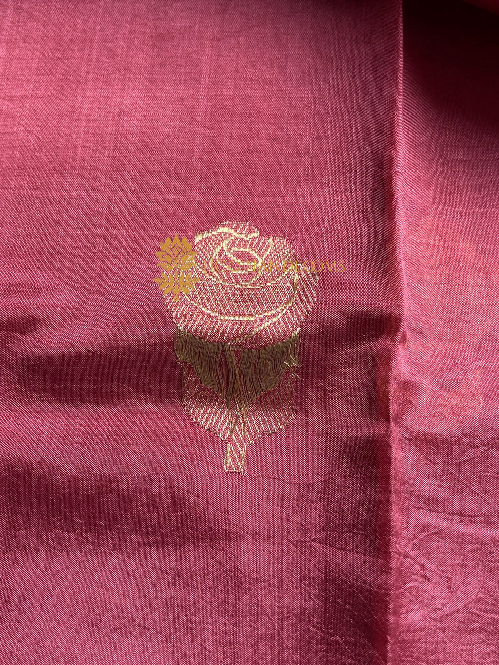 Pure Mango Katan Silk Handloom Banarasi Saree - All Over Kadhua Motifs