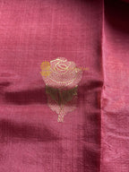 Pure Mango Katan Silk Handloom Banarasi Saree - All Over Kadhua Motifs