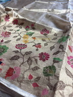 Pure Tissue Silk Handloom Meenakari Banarasi Saree