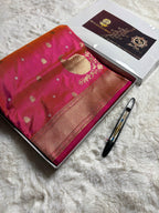 Pure Katan Silk Handloom Banarasi Saree - All Over Kadhua Motifs With Konya