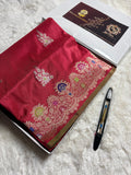 Pure Katan Silk Handloom Banarasi Saree - All Over Kadhua Meenakari Motifs